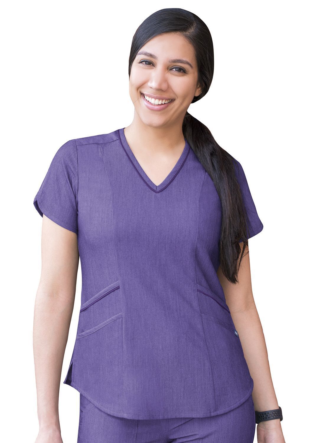 ADAR Pro Women's Modern V-Neck Scrub Top