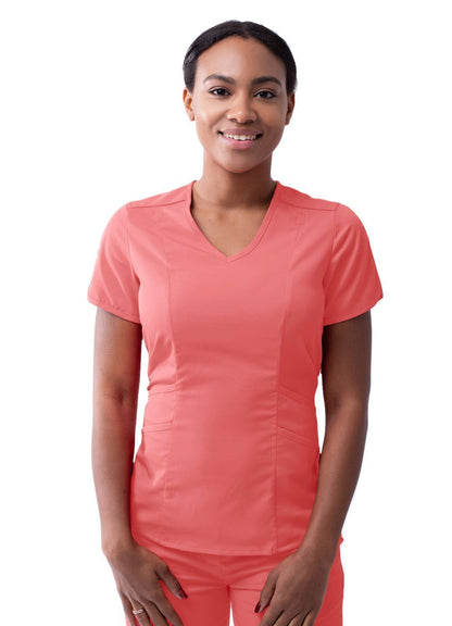 ADAR Pro Women's Modern V-Neck Scrub Top