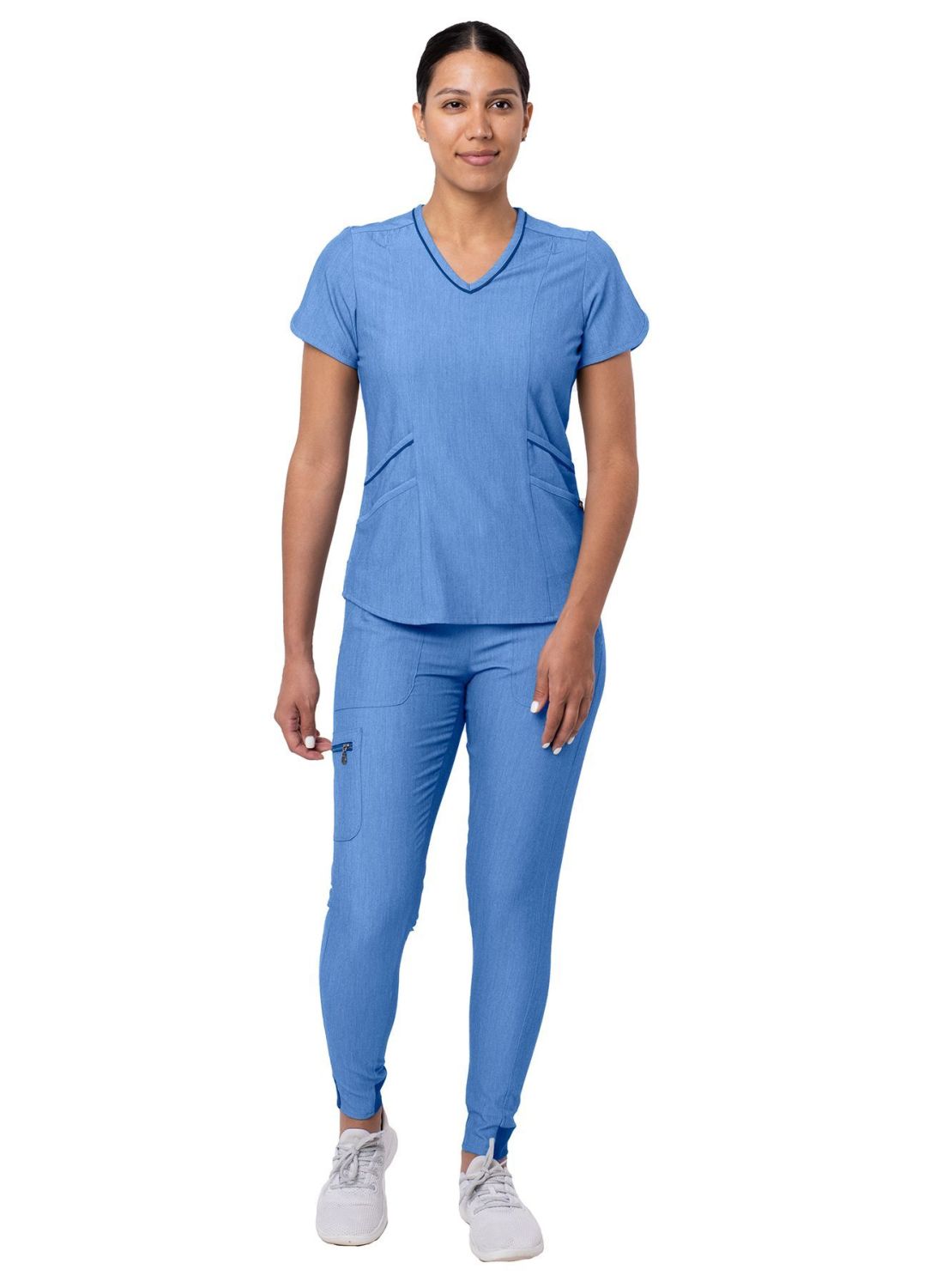 ADAR Pro Women's Modern Athletic Jogger Scrub Set