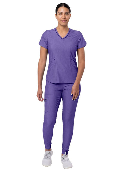 ADAR Pro Women's Modern Athletic Jogger Scrub Set