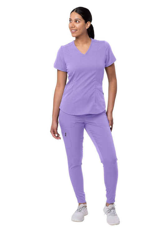 ADAR Pro Women's Modern Athletic Jogger Scrub Set