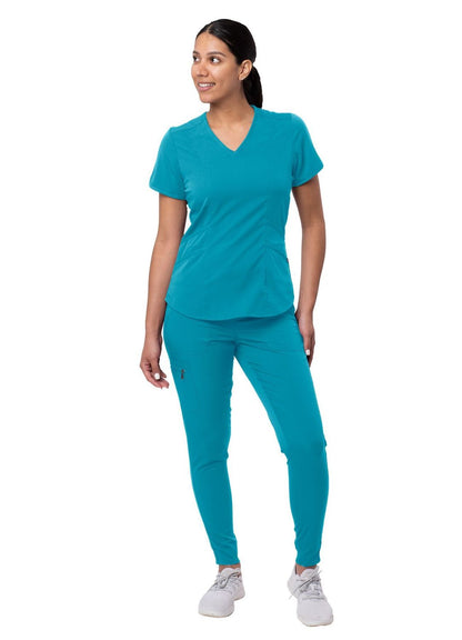 ADAR Pro Women's Modern Athletic Jogger Scrub Set