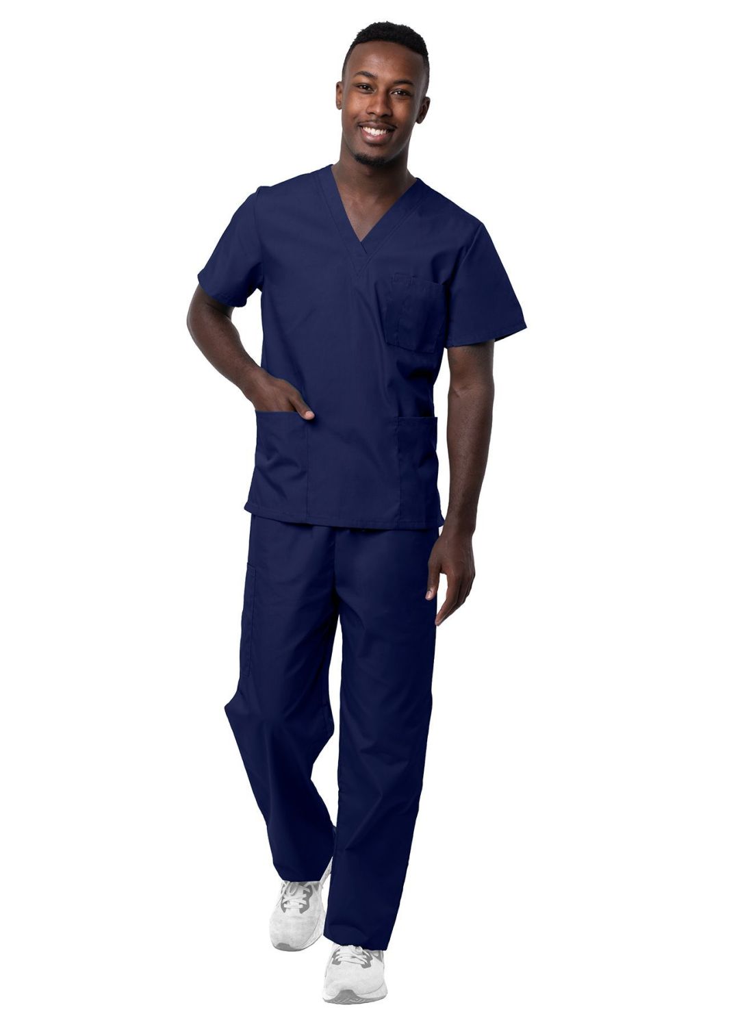 Sivvan Unisex V-Neck/Drawstring Pant Scrub Set