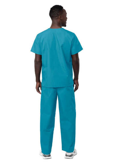 Sivvan Unisex V-Neck/Drawstring Pant Scrub Set