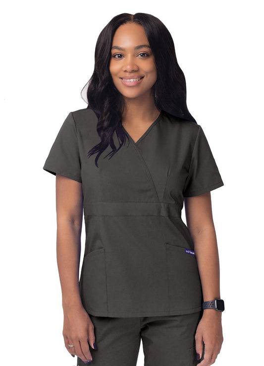 Sivvan Women's Mock Wrap Top/Cargo Pant Scrub Set