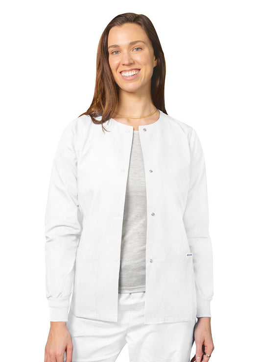 Adar Universal Round Neck Warm-Up Jacket