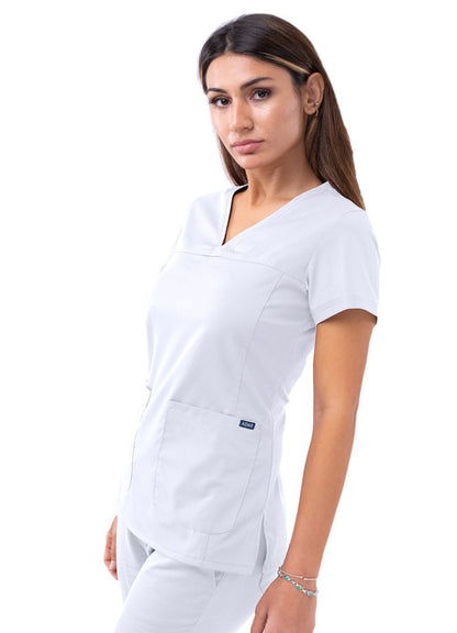 ADAR Pro Womens Sweetheart V-neck Scrub Top